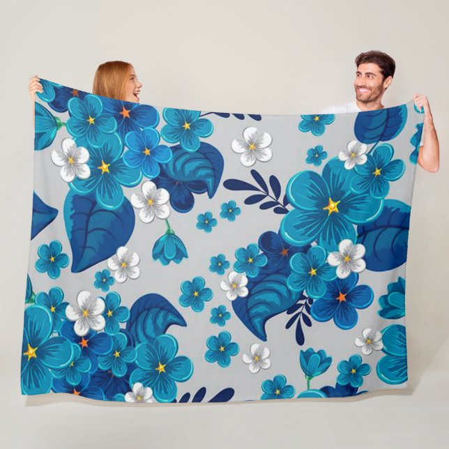 Floral Fleece Blanket (In Situ)