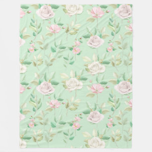 Floral Fleece Blanket