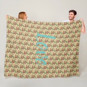 Floral Fleece Blanket