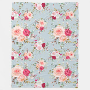 Floral Fleece Blanket