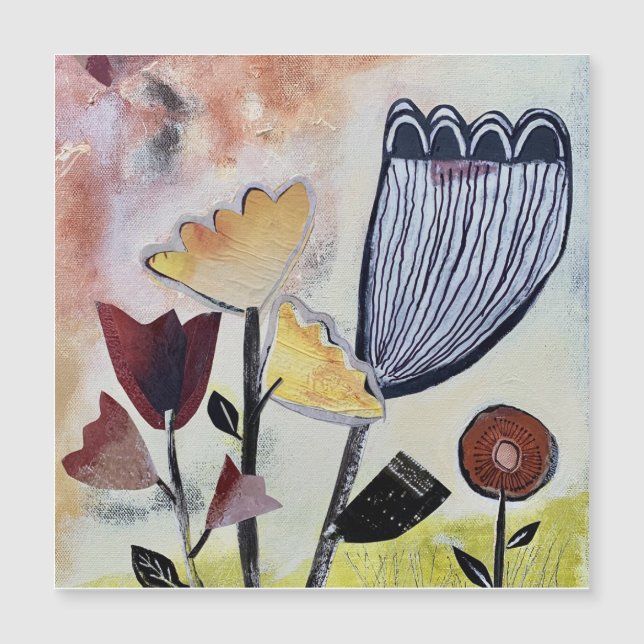 Floral Fling 2 Magnetic Card (Front)