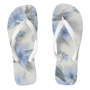Floral Flip Flops