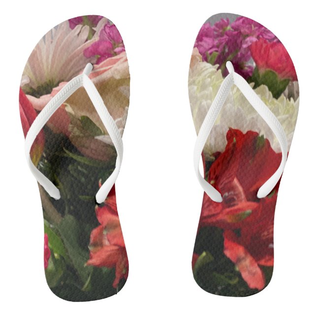 Floral  flip flops (Footbed)