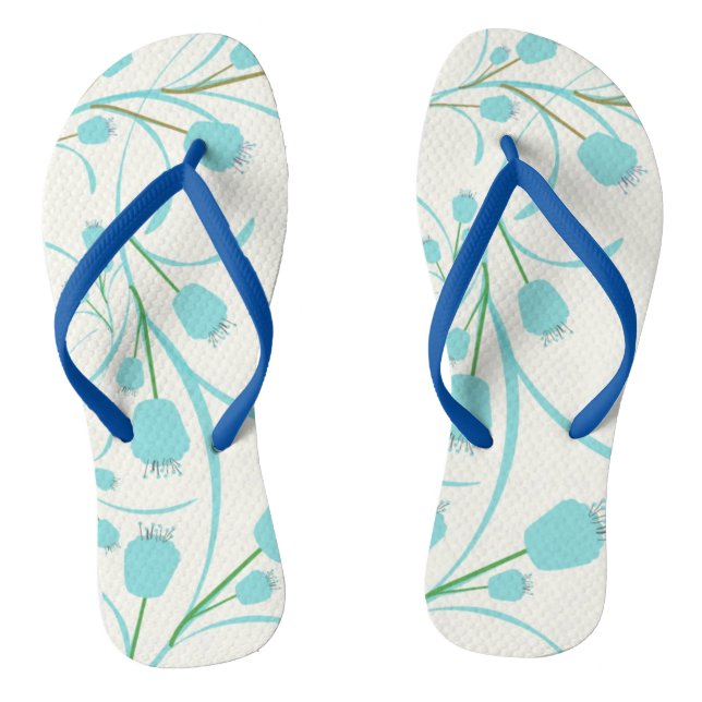 Floral Flip Flops (Footbed)