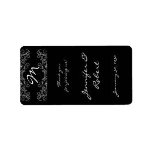 Floral Flourish Lip Balm Label