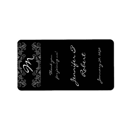 Floral Flourish Lip Balm Label Address Label