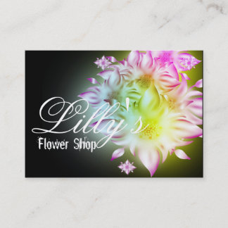 Floral Flower Shop Business Card