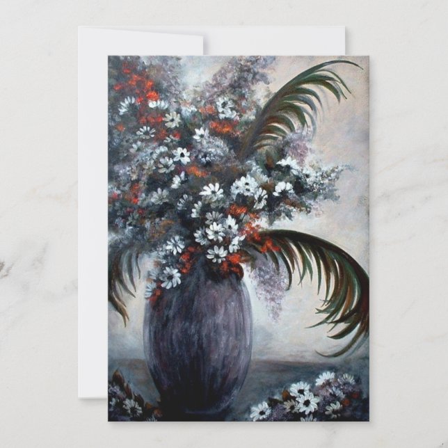 Floral Flowers Fragile Beauties by AmyLyn Bihrle Invitation (Front)