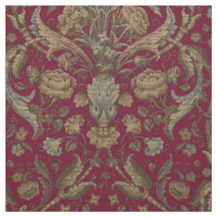 Floral & Foliage Imitation Tapestry Weave Pattern Fabric