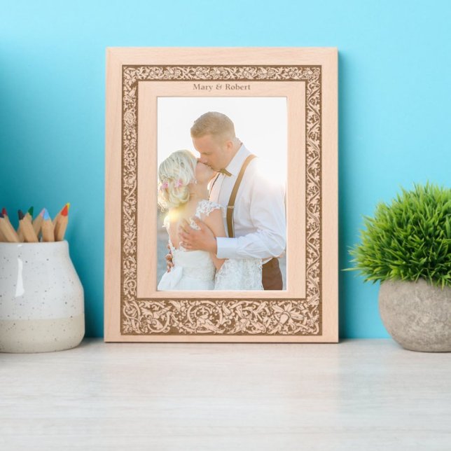 Floral Foliage Vine Border Etched Frames (Creator Uploaded)