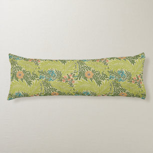 Floral Foliage Vintage William Morris Larkspur Body Cushion