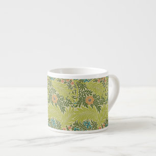 Floral Foliage Vintage William Morris Larkspur Espresso Cup