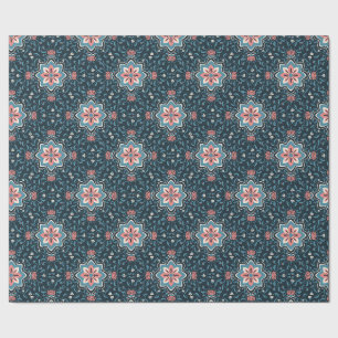 Floral Folk pattern Wrapping Paper
