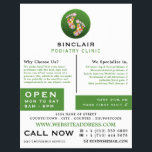 Floral Footprints, Podiatry Clinic, Podiatrist Flyer<br><div class="desc">Floral Footprints,  Podiatry Clinic,  Podiatrist Advertising Flyer by The Business Card Store.</div>