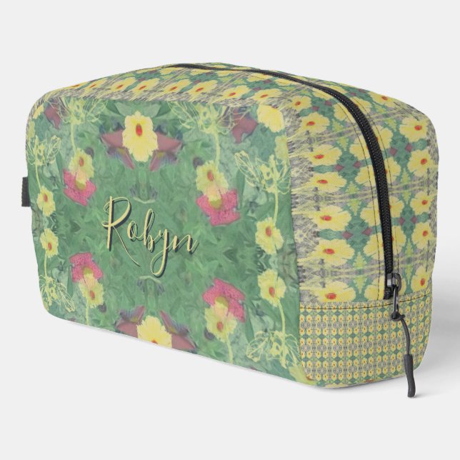 Floral Forest Floor Print Cut Sew Bag (Right Corner)