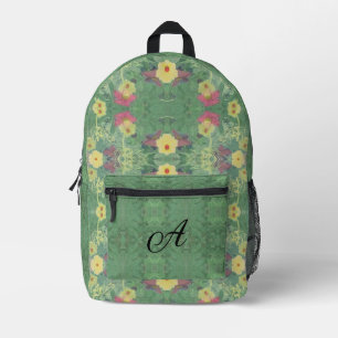 Floral Forest Floor Print Cut Sew Bag