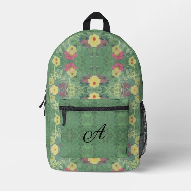Floral Forest Floor Print Cut Sew Bag (Front)