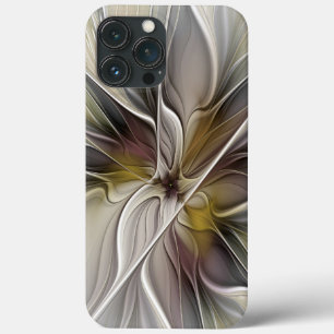 Floral Fractal, Fantasy Flower with Earth Colours iPhone 13 Pro Max Case