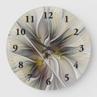 Floral Fractal, Fantasy Flower with Earth Colours