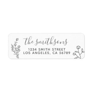 Floral Frame Botanical   Boho Chic Signature