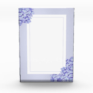 Floral frame Photo Block