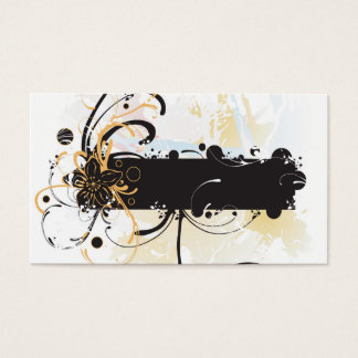 Floral frame Profile Card