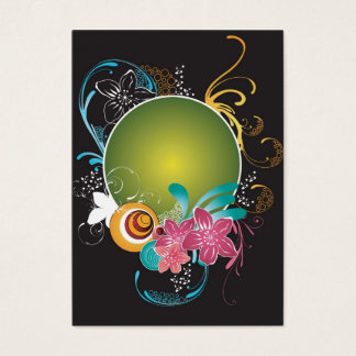 Floral frame Profile Card