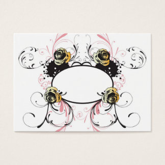 Floral frame Profile Card