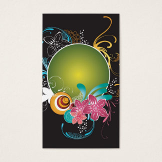 Floral frame Profile Card