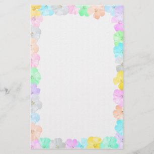 Floral Frame Stationery