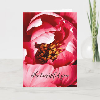 Floral  Friendship card with original sentiment