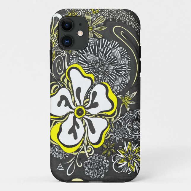 Floral Frill | Customisable Colour | iPhone Case (Back)