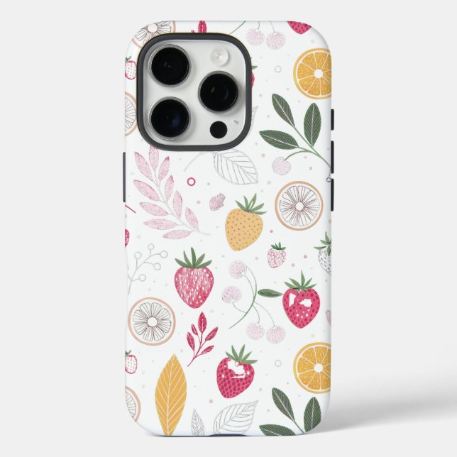 “Floral Fruit Botanical iPhone / iPad Case” Case-Mate iPhone Case (Back)