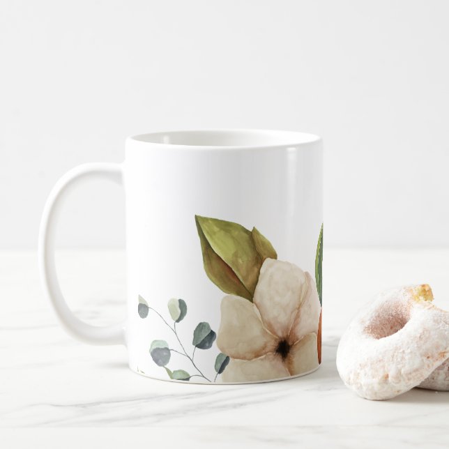 Floral fruit fall Coffee Mug (With Donut)