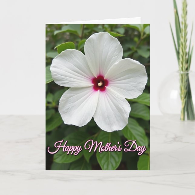 Floral Fuchsia Bloom Card (Front)
