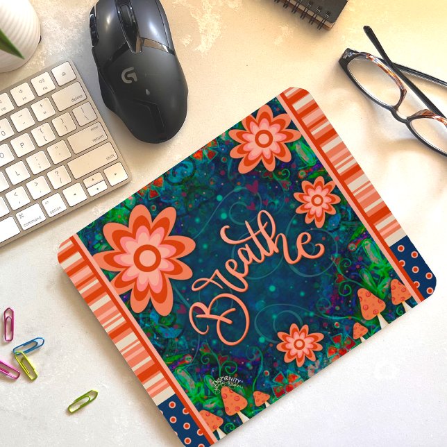 Floral Fun Breathe Stripe Inspirivity Mouse P Mat (Creator Uploaded)