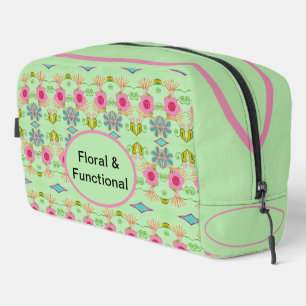 Floral & Functional:  Forever in Bloom  Dopp Kit