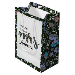 Floral Future Mrs. Bridal Shower Medium Gift Bag