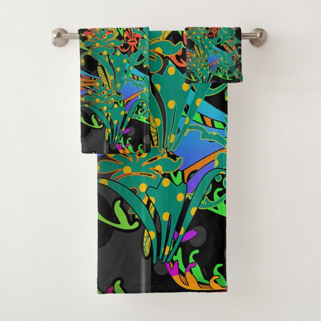 Floral Gala  Bath Towel Set (Insitu)