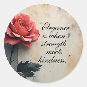 Floral Galore  Classic Round Sticker