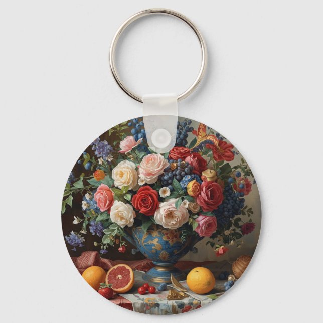 Floral Galore  Key Ring (Front)