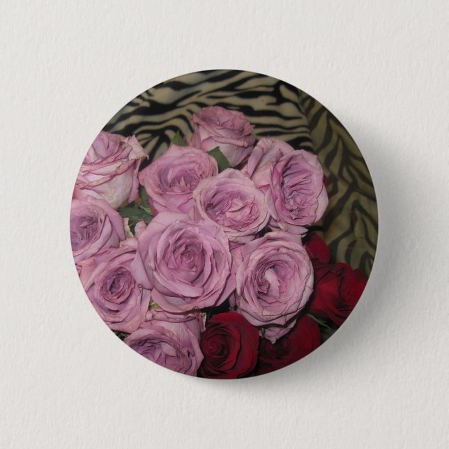 Floral Garden 6 Cm Round Badge (Front)