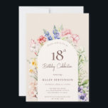 Floral Garden Arch Whimsical Beige 18th Birthday Invitation<br><div class="desc">Celebrate your special day in style with our enchanting Floral Garden Arch Whimsical Beige Birthday Invitation from Zazzle. This beautifully designed invitation features a stunning floral arch in shades of beige, creating a whimsical and romantic atmosphere perfect for any birthday party in addition to beautiful summer garden flower that adds...</div>