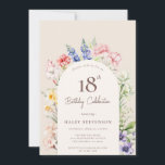 Floral Garden Arch Whimsical Beige 18th Birthday Invitation<br><div class="desc">Celebrate your special day in style with our enchanting Floral Garden Arch Whimsical Beige Birthday Invitation from Zazzle. This beautifully designed invitation features a stunning floral arch in shades of beige, creating a whimsical and romantic atmosphere perfect for any birthday party in addition to beautiful summer garden flower that adds...</div>