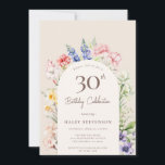 Floral Garden Arch Whimsical Beige 30th Birthday Invitation<br><div class="desc">Celebrate your special day in style with our enchanting Floral Garden Arch Whimsical Beige Birthday Invitation from Zazzle. This beautifully designed invitation features a stunning floral arch in shades of beige, creating a whimsical and romantic atmosphere perfect for any birthday party in addition to beautiful summer garden flower that adds...</div>