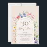 Floral Garden Arch Whimsical Beige 30th Birthday Invitation<br><div class="desc">Celebrate your special day in style with our enchanting Floral Garden Arch Whimsical Beige Birthday Invitation from Zazzle. This beautifully designed invitation features a stunning floral arch in shades of beige, creating a whimsical and romantic atmosphere perfect for any birthday party in addition to beautiful summer garden flower that adds...</div>