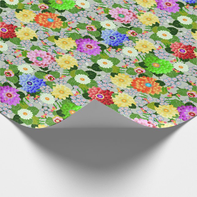 Floral Garden Beauty Wrapping Paper (Corner)