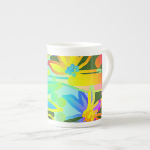 Floral Garden Bone China Mug