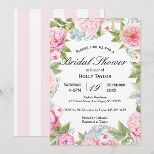 Floral Garden Bridal Shower Invitation