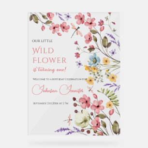 Floral Garden Decor with Butterflies